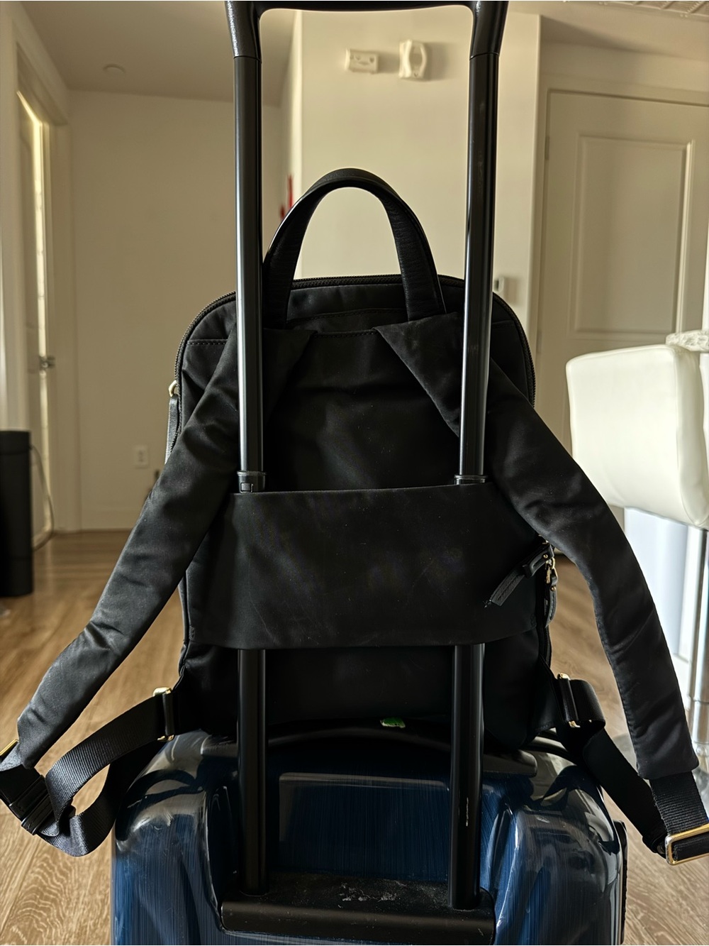 Tumi Nylon Black Backpack / Luggage Backpack - Picture 3 of 6